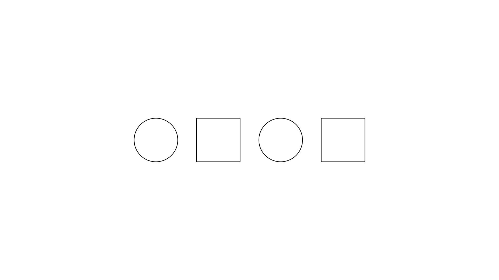 fig 1: Circle and Square Pattern