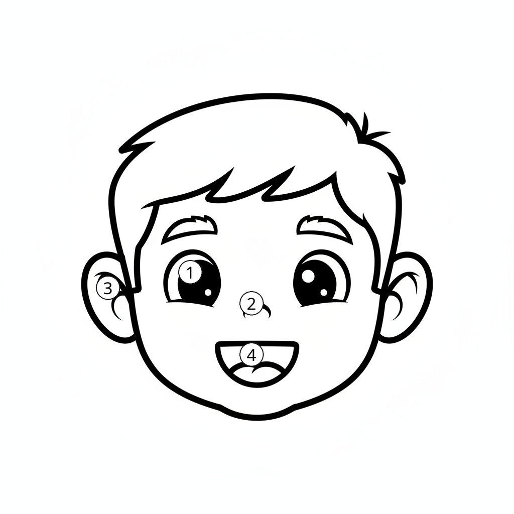 fig 6: चेहरे के अंग