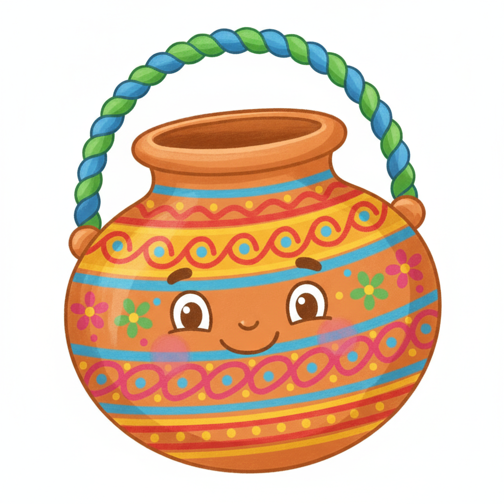 fig 1: ക - കലം (Kalam - Clay pot)